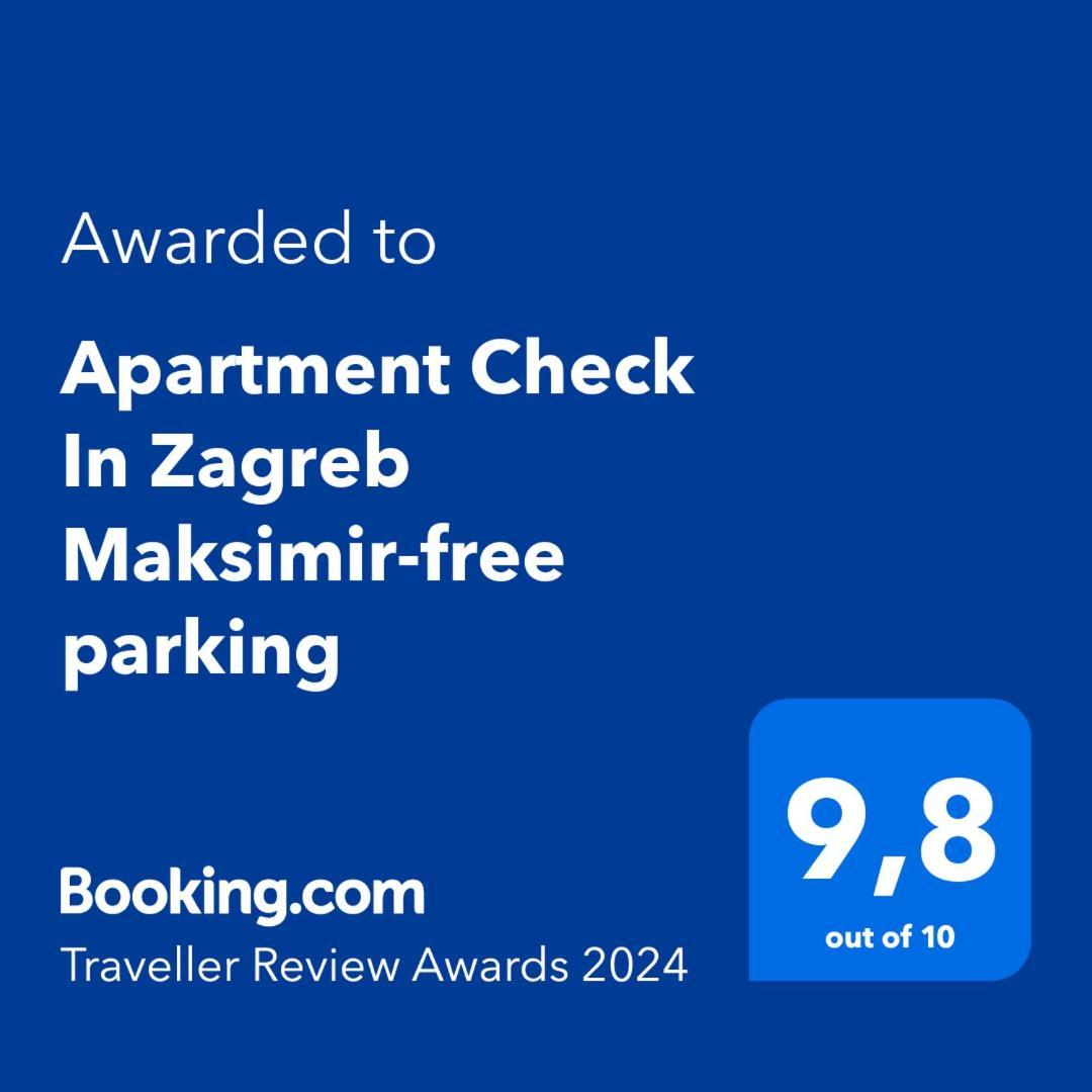 Apartment Check In Zagreb Maksimir-Free Parking Екстериор снимка